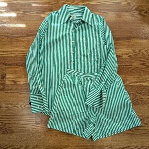 COS Striped Shorts Set